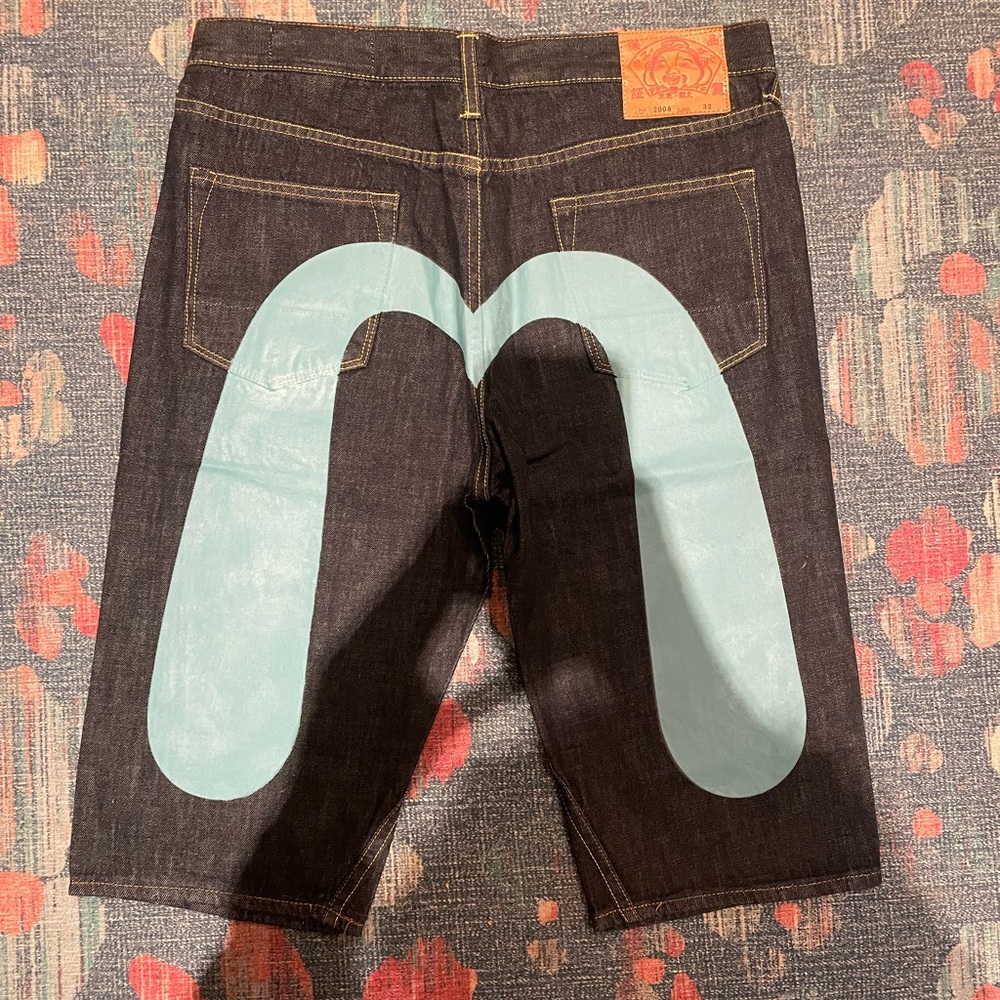Evisu Jean shorts/Jorts